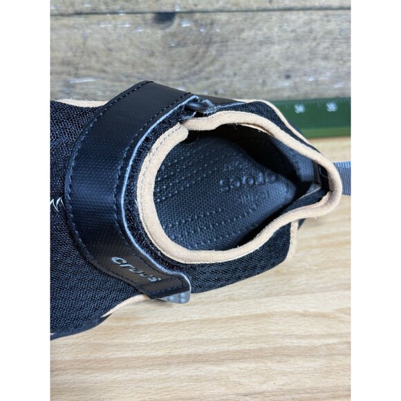 ?Crocs HTF Swiftwater Mesh Deck Sandal - Black- Mens Sz 7 Or Women’s 9 $119